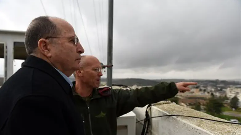 יעלון בפיקוד המרכז. היום