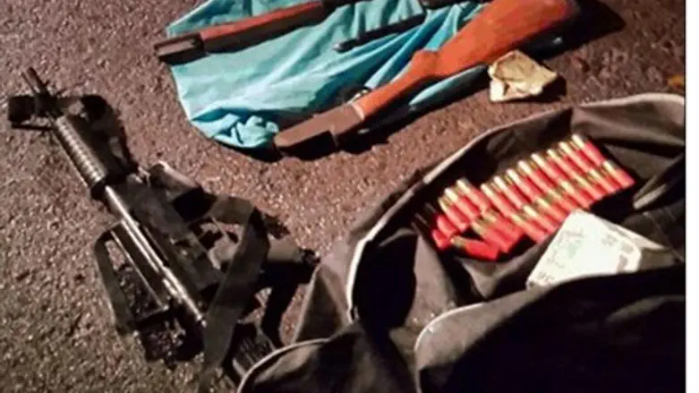 Weapons confiscated from planned attack