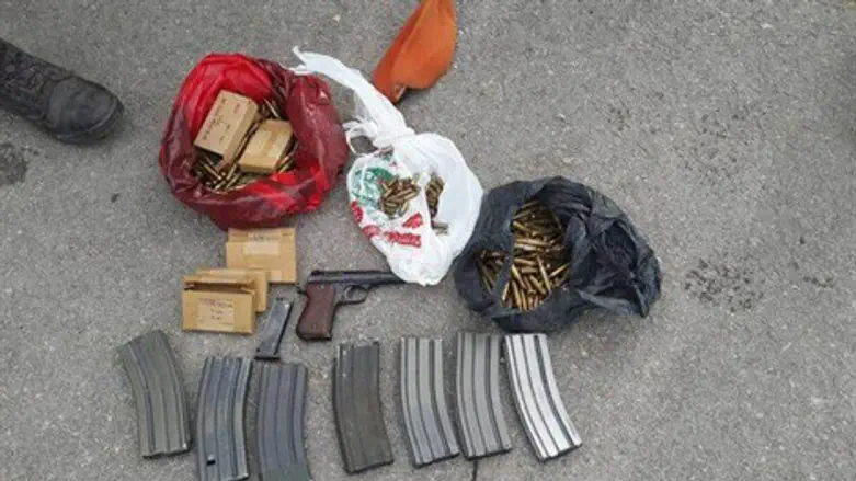 אמל"ח בכפר דומא בבנימין