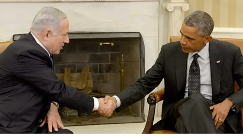 Биньямин Нетаньяху и Барак Обама