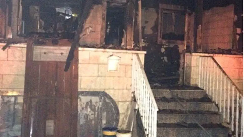 Scene of Beit Shemesh fire