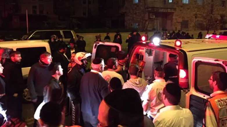 זירת התאונה הערב