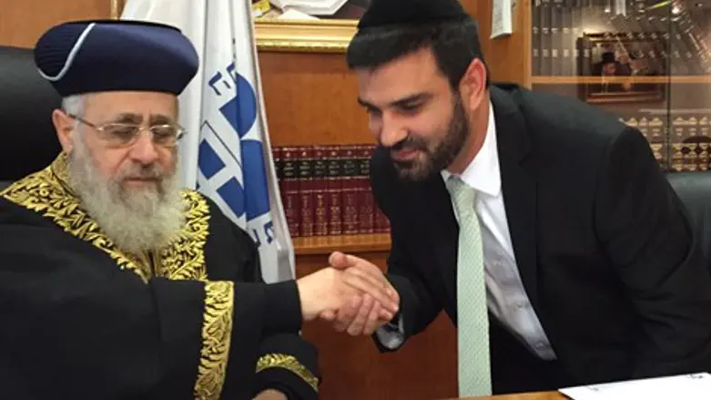 הרב יצחק יוסף וליאור אדרי