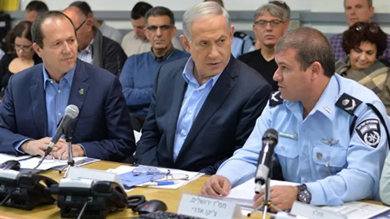 נתניהו בחמ''ל העירייה