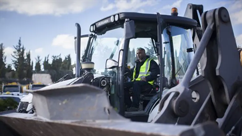 Снегоуборочная техника в Иерусалиме