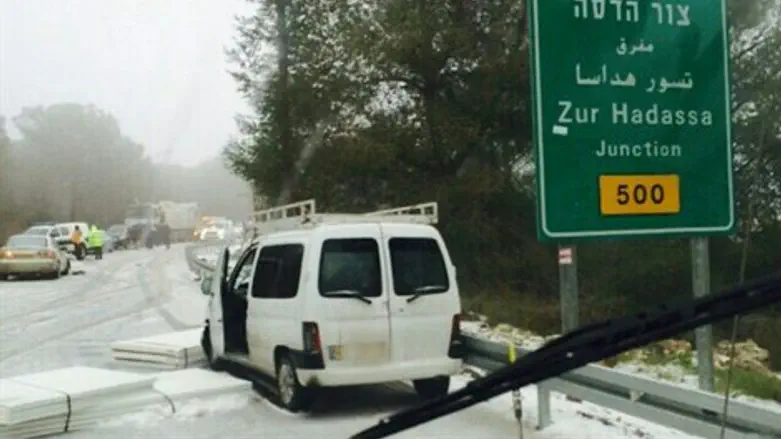 זירת התאונה