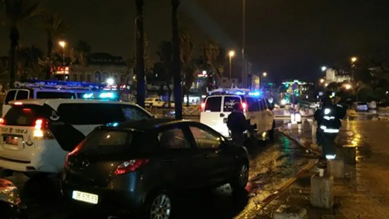 אמבולנס מד"א משטרה העיר העתיקה ירושלים