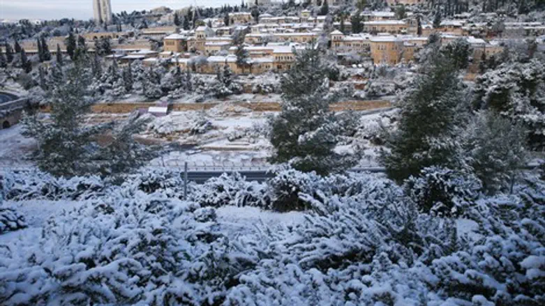 שלג בירושלים