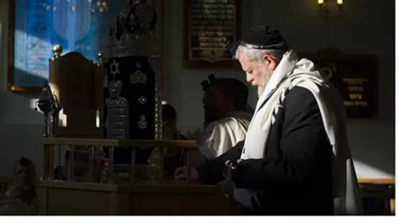 Jews pray in Belgium (illustration)