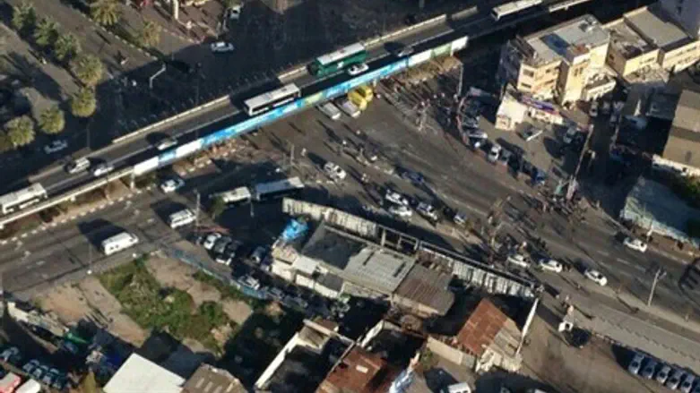 זירת הפיגוע בתל אביב