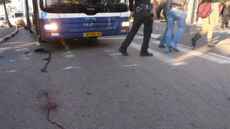 מקום הפיגוע בתל אביב