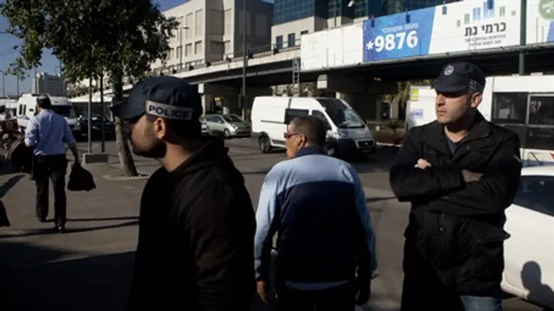 Site of the Tel Aviv stabbing
