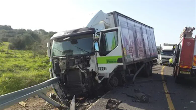 זירת התאונה