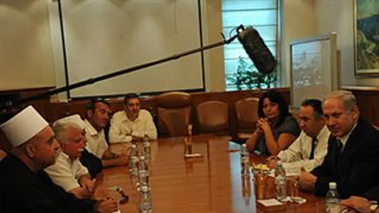 נתניהו ונציגי הדרוזים בפגישה היום