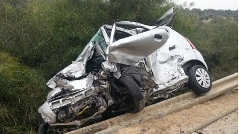 זירת התאונה