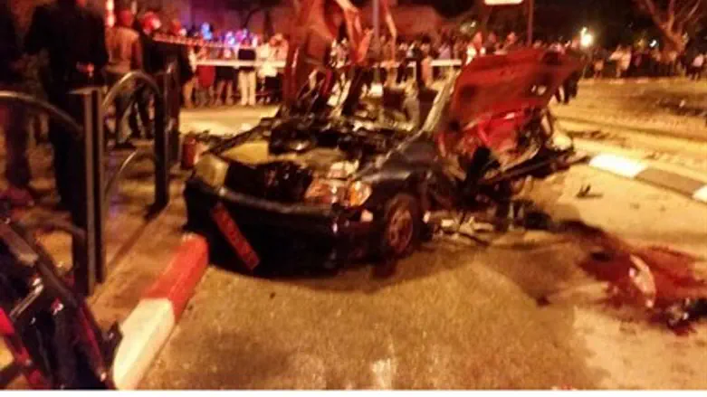 Взрыв машины в Реховоте