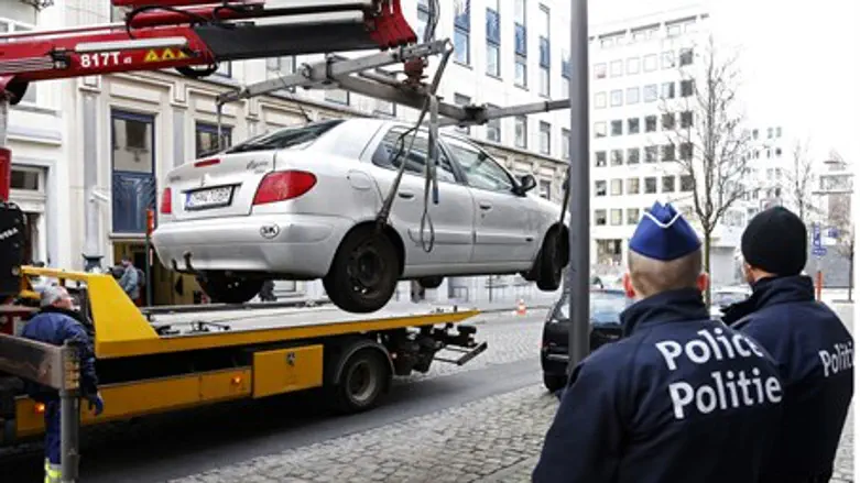 Belgian police seize man's car outside EU parliament after finding a chainsaw and gun