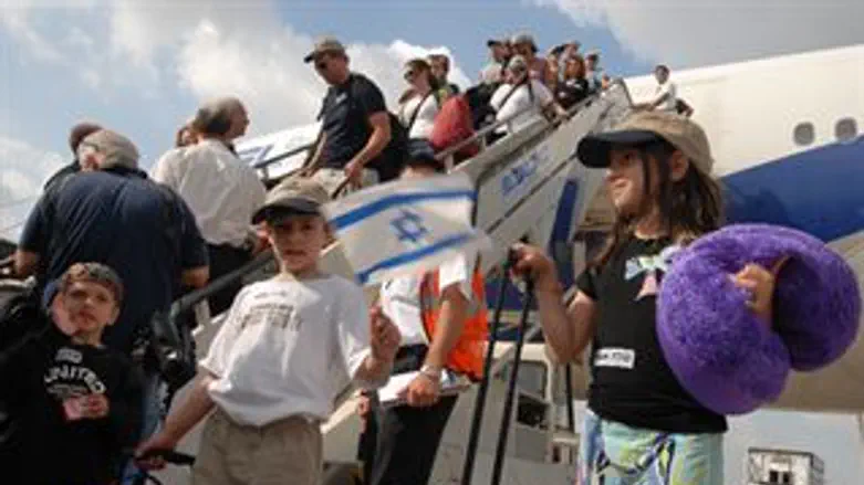 עולים נוחתים בישראל. ארכיון
