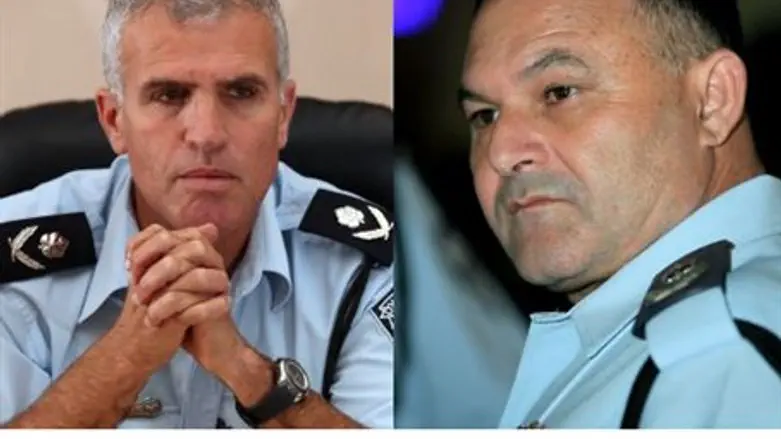 Officers Dotan (left) and Mor
