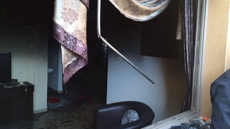 זירת השריפה