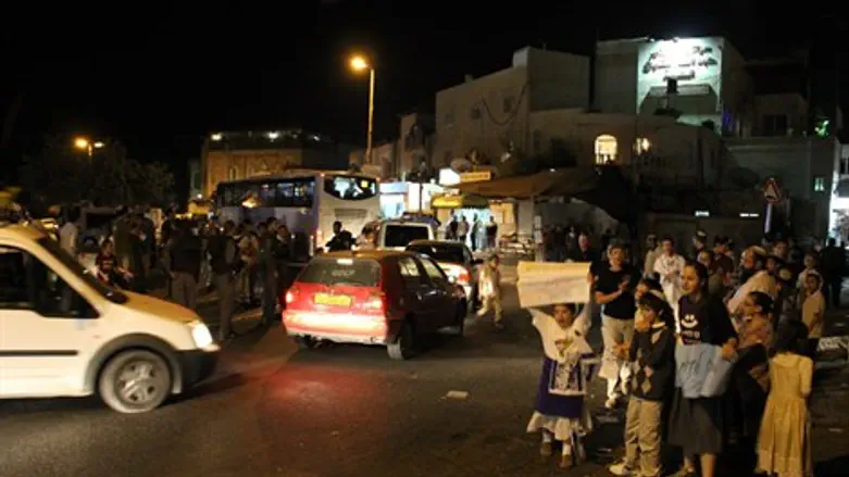 הפגנה במעלה הזיתים. ארכיון