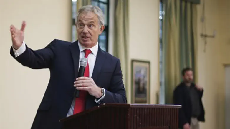 Tony Blair visits Gaza City