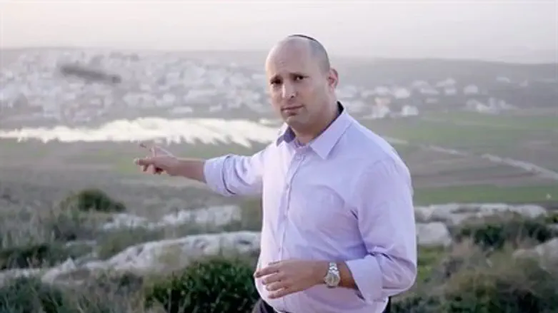 Naftali Bennett in the 'Fighting for Freedom' video