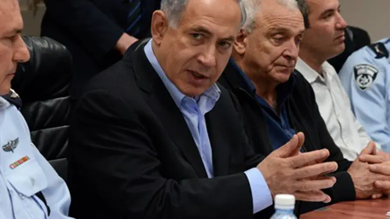 Binyamin Netanyahu in Lod