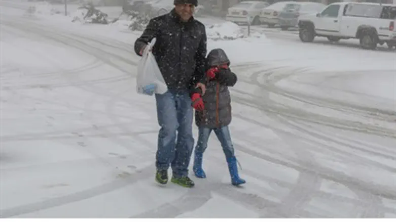 Снег на Голанах