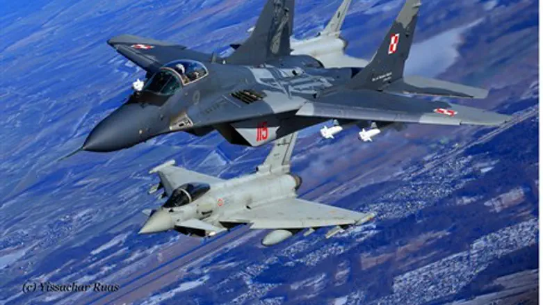 Aircraft in action