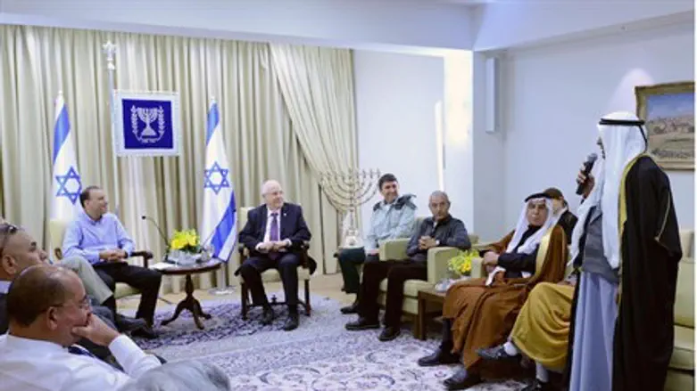 President Rivlin meets with members of the Bedouin community