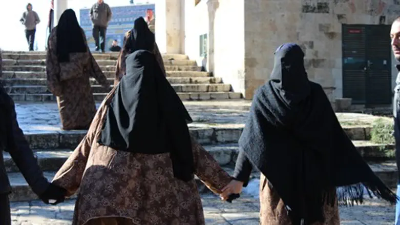 'שרשרת אנושית' בהר הבית