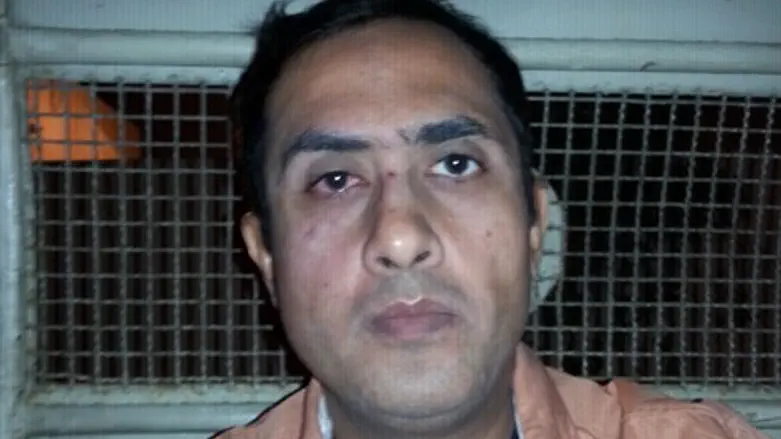 Fishel Benkhald after being attacked