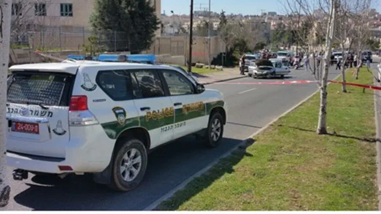 Место "пуримского" теракта в Иерусалиме