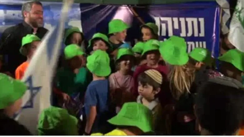 Митинг протеста жителей Мицпе-Крамим