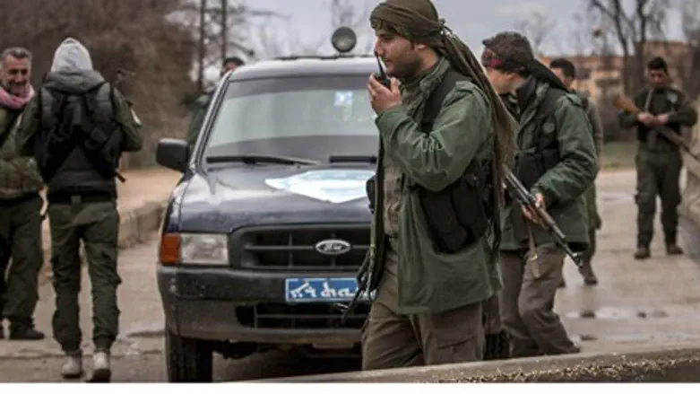 Anti-ISIS Syriac Christian fighters in Syria