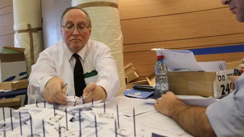 ספירת קולות החיילים בבחירות לכנסת ה-19