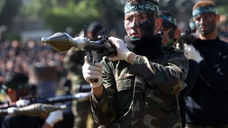 Hamas terrorists in Gaza (file)