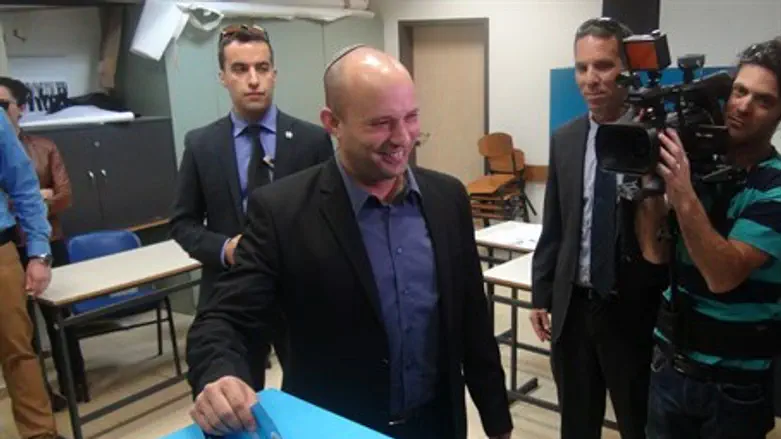 Naftali Bennett votes