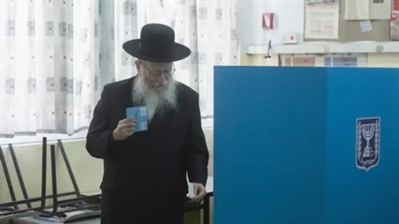 Litzman votes in 2015 elections