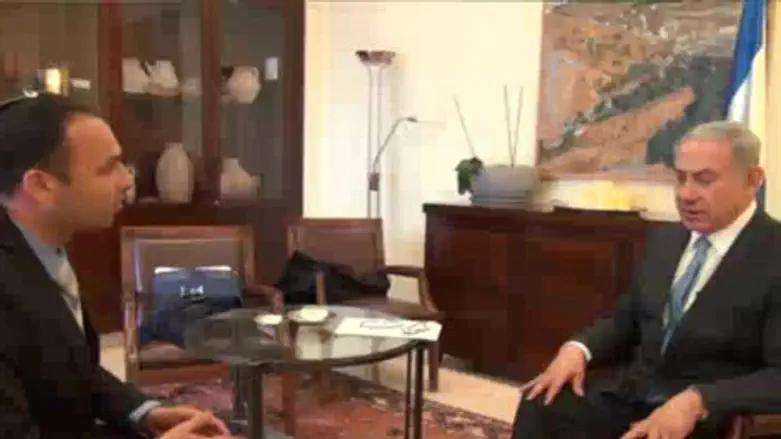 Netanyahu in interview with Ezra.