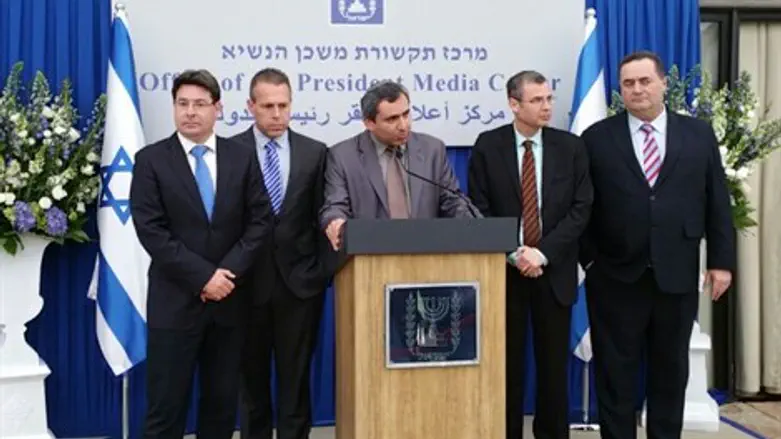 נציגי הליכוד בבית הנשיא