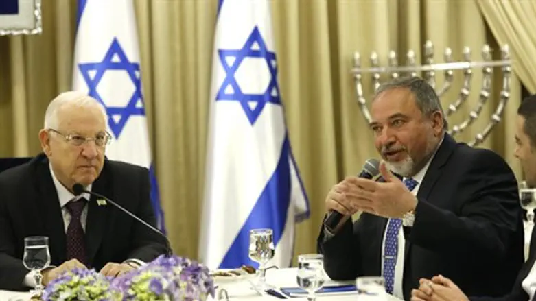 ליברמן בבית הנשיא