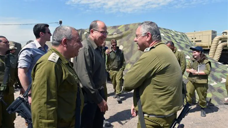 יעלון בעוצבת המפץ בצפון