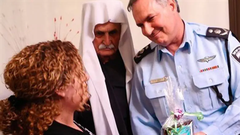 המפכ''ל בבית משפחת אסעד