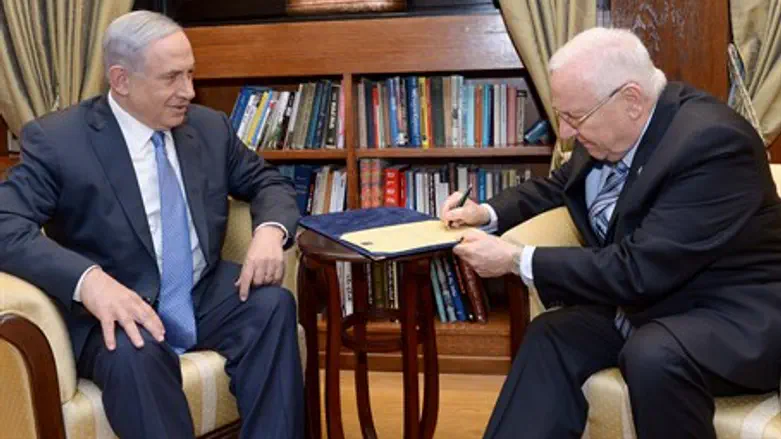 Реувен Ривлин и Биньямин Нетаньяху