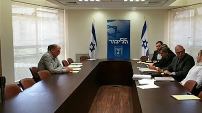 Likud-Jewish Home meeting