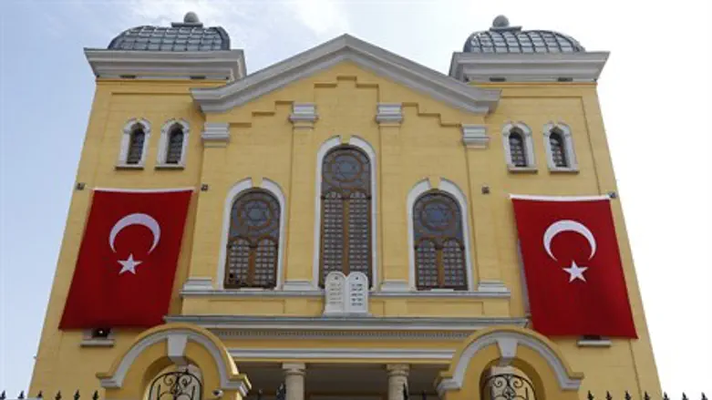 The restored Great Synagogue in Edirne, Turkey