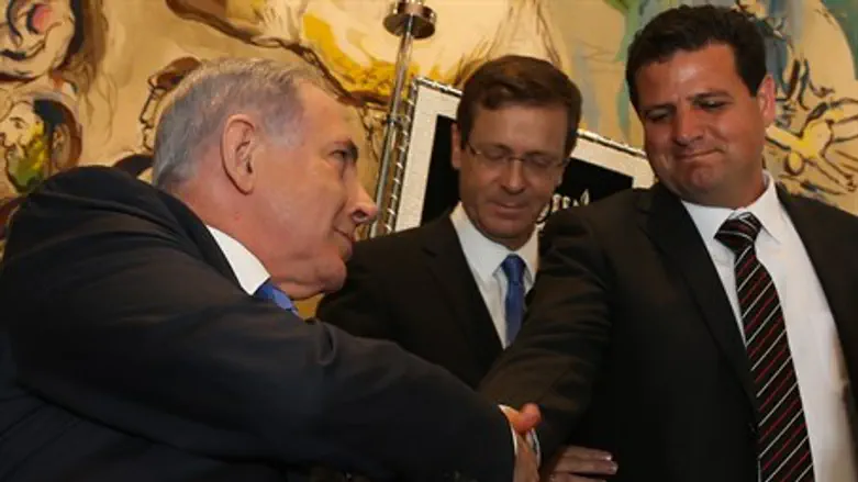 Binyamin Netanyahu, Ayman Odeh, Yitzhak Herzog
