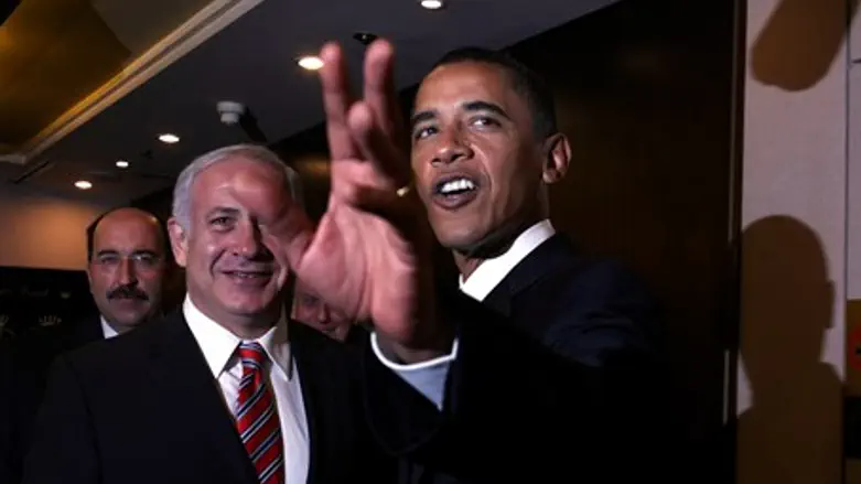 Биньямин Нетаньяху и Барак Обама